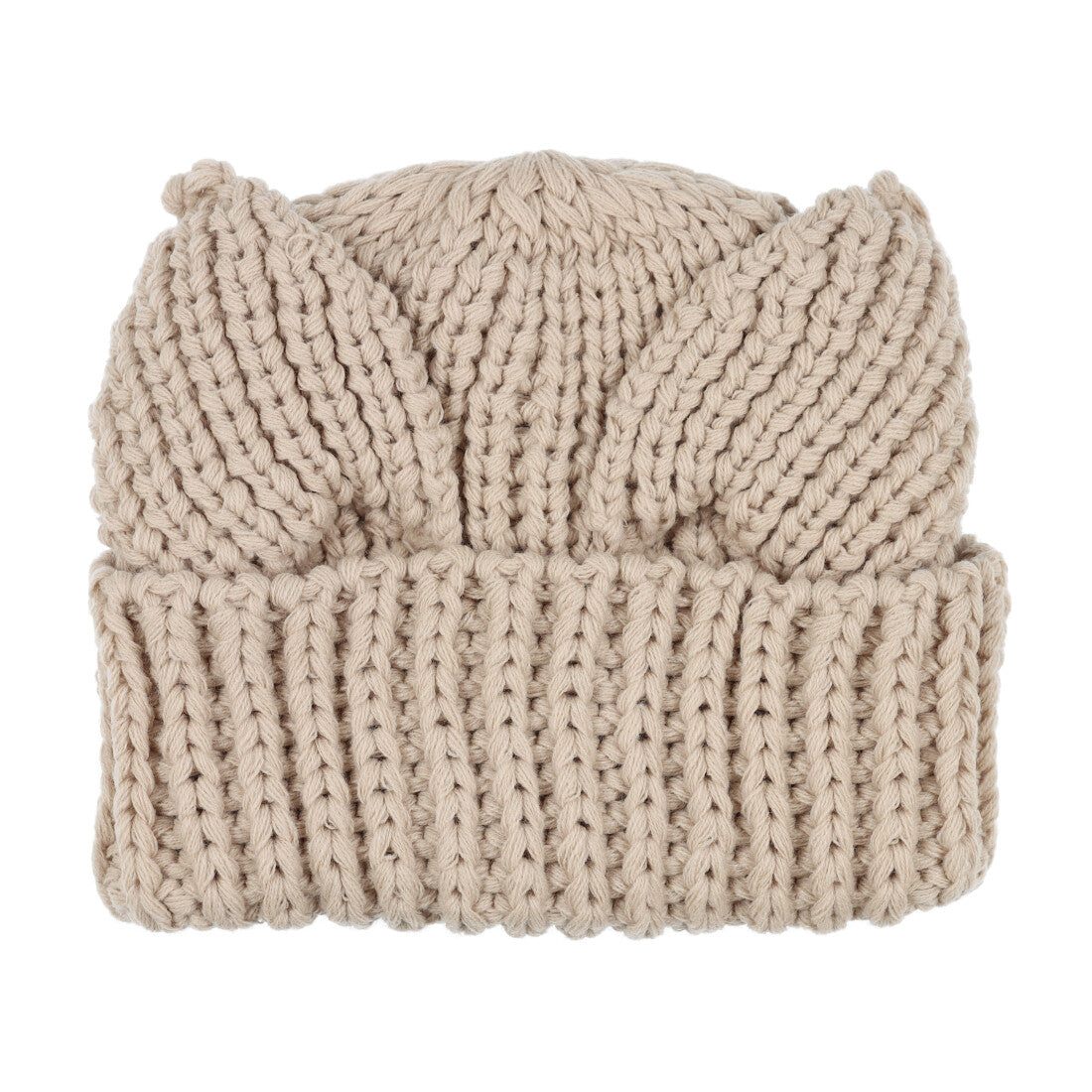 ホームゲーム HOMEGAME HOMEGAME - CAT KNIT CAP BEIGE【HG241404】 (BEIGE) BEIGE
