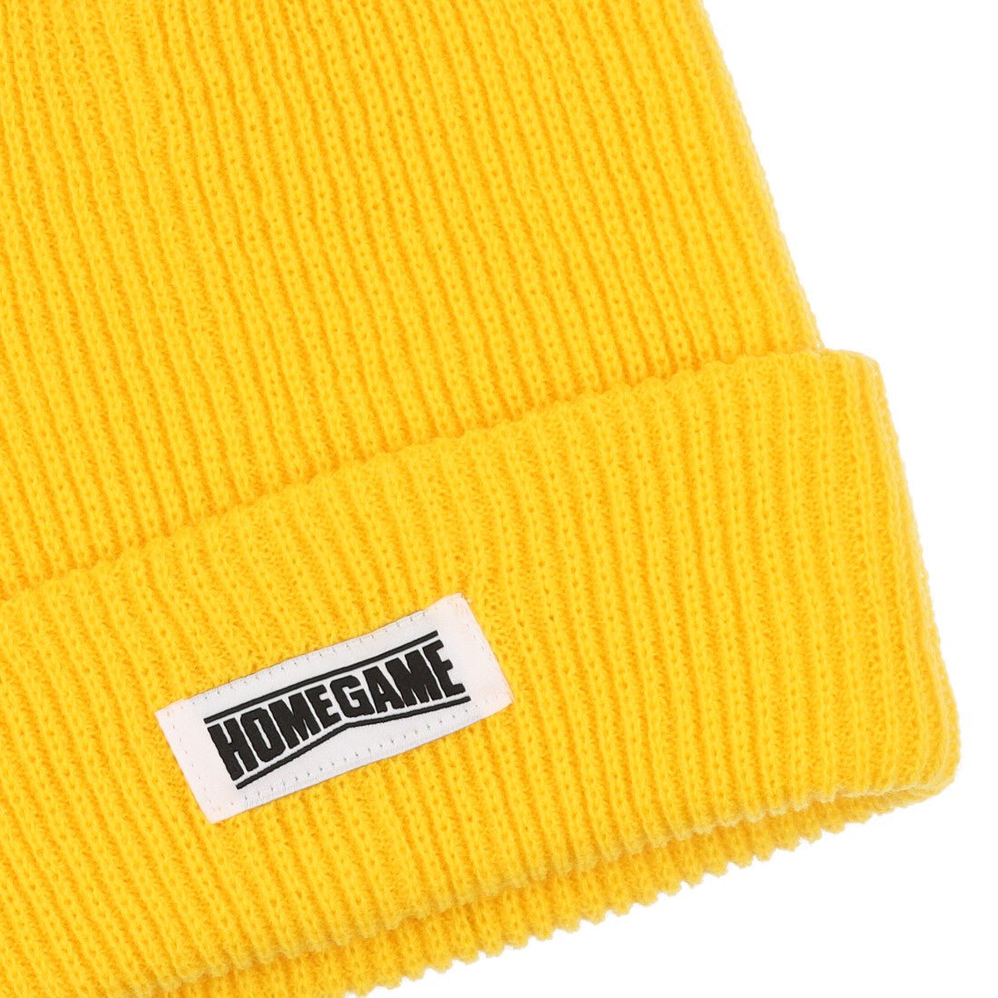 ホームゲーム HOMEGAME HOMEGAME - LONG BEANIE YELLOW【HG241402】 (YELLOW) YELLOW