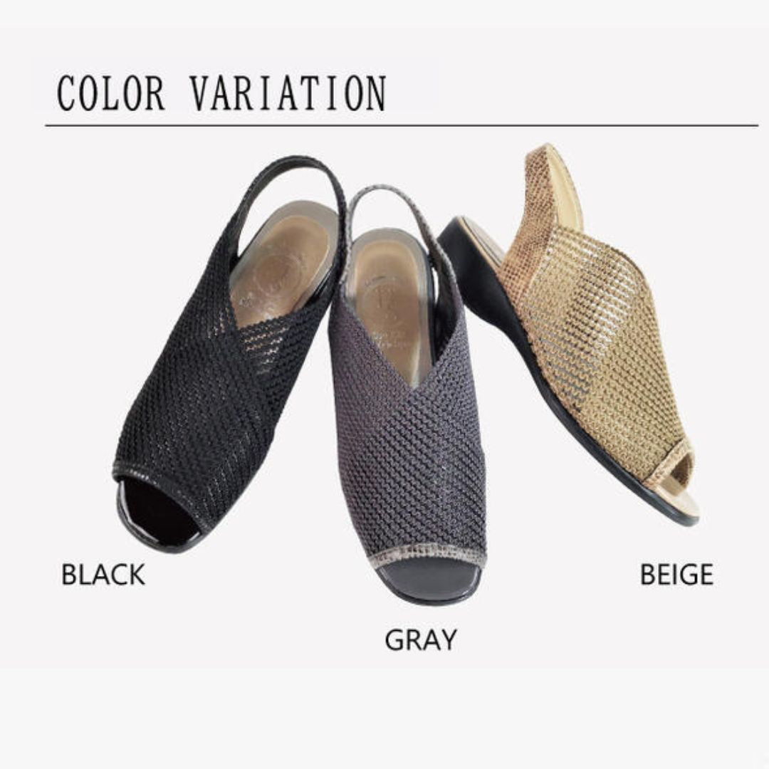 エイチエス HS バックルベルトメッシュサンダル