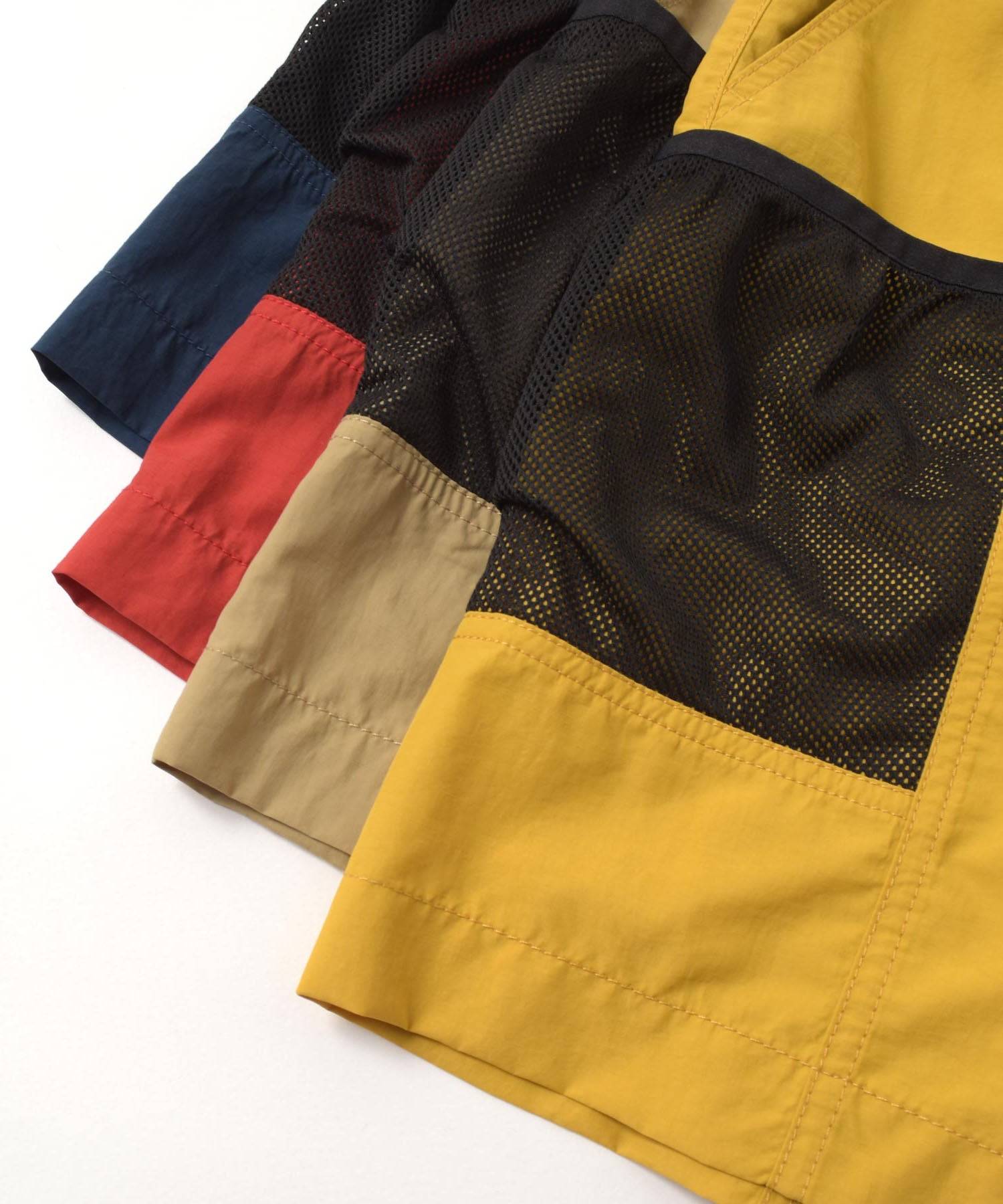 グラソス GLAZOS 【撥水】ナイロンワッシャー・ギアショートパンツ