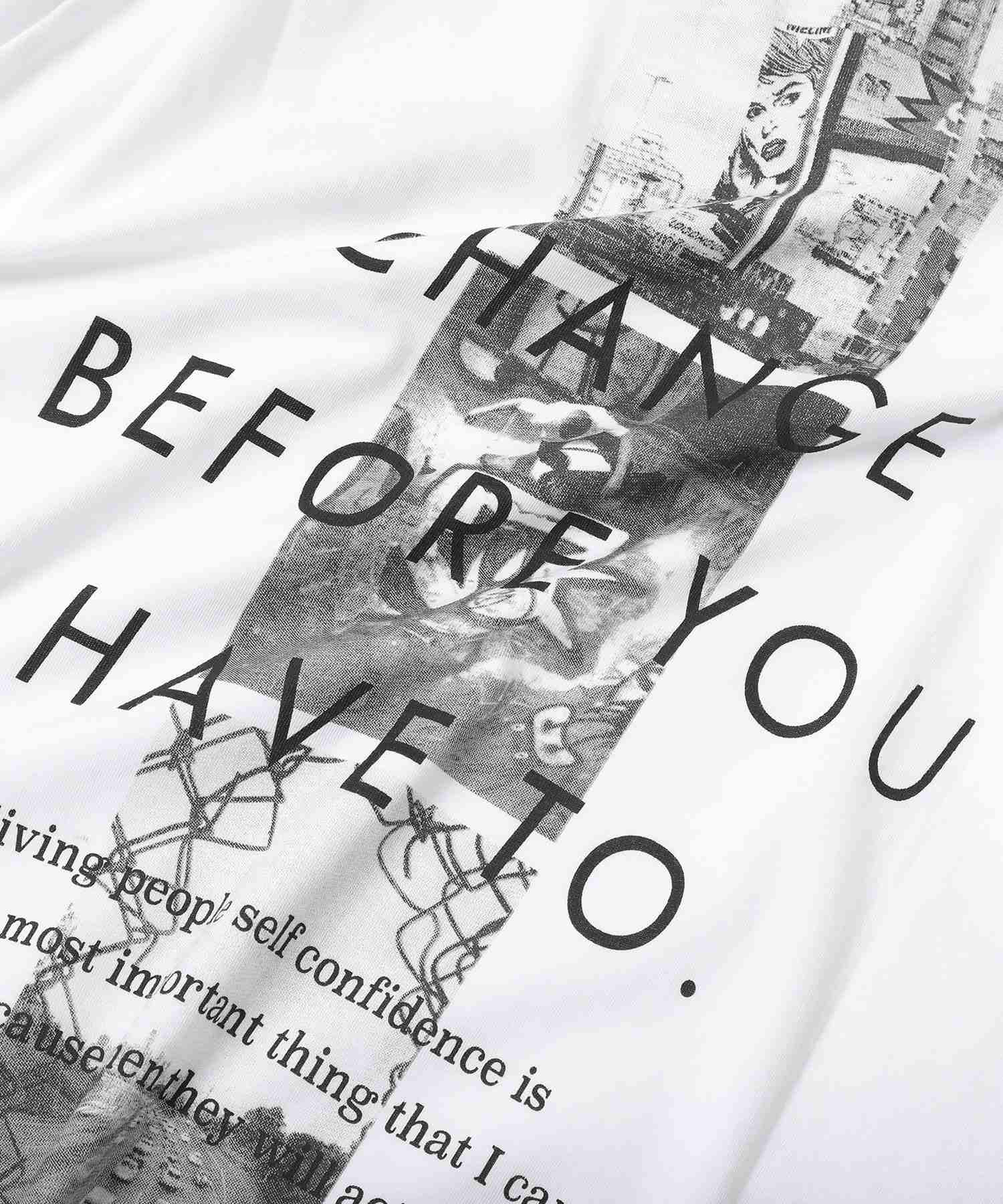 グラソス GLAZOS スリースクエアバックフォト長袖Tシャツ