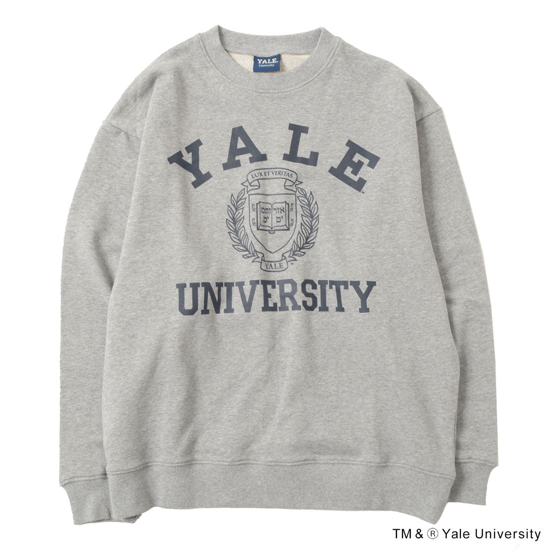 グラソス GLAZOS 【YALE】フロントエンブレムロゴプリントトレーナー