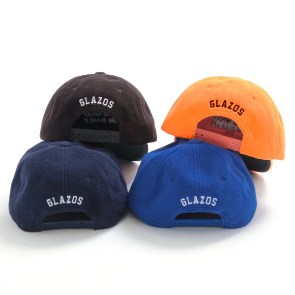 グラソス GLAZOS フリース6パネルスナップバックキャップ (ブラック) ブラック