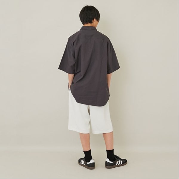グラソス GLAZOS 【大人向けサイズあり】トロトロ・タックハーフパンツ (アイボリー) アイボリー
