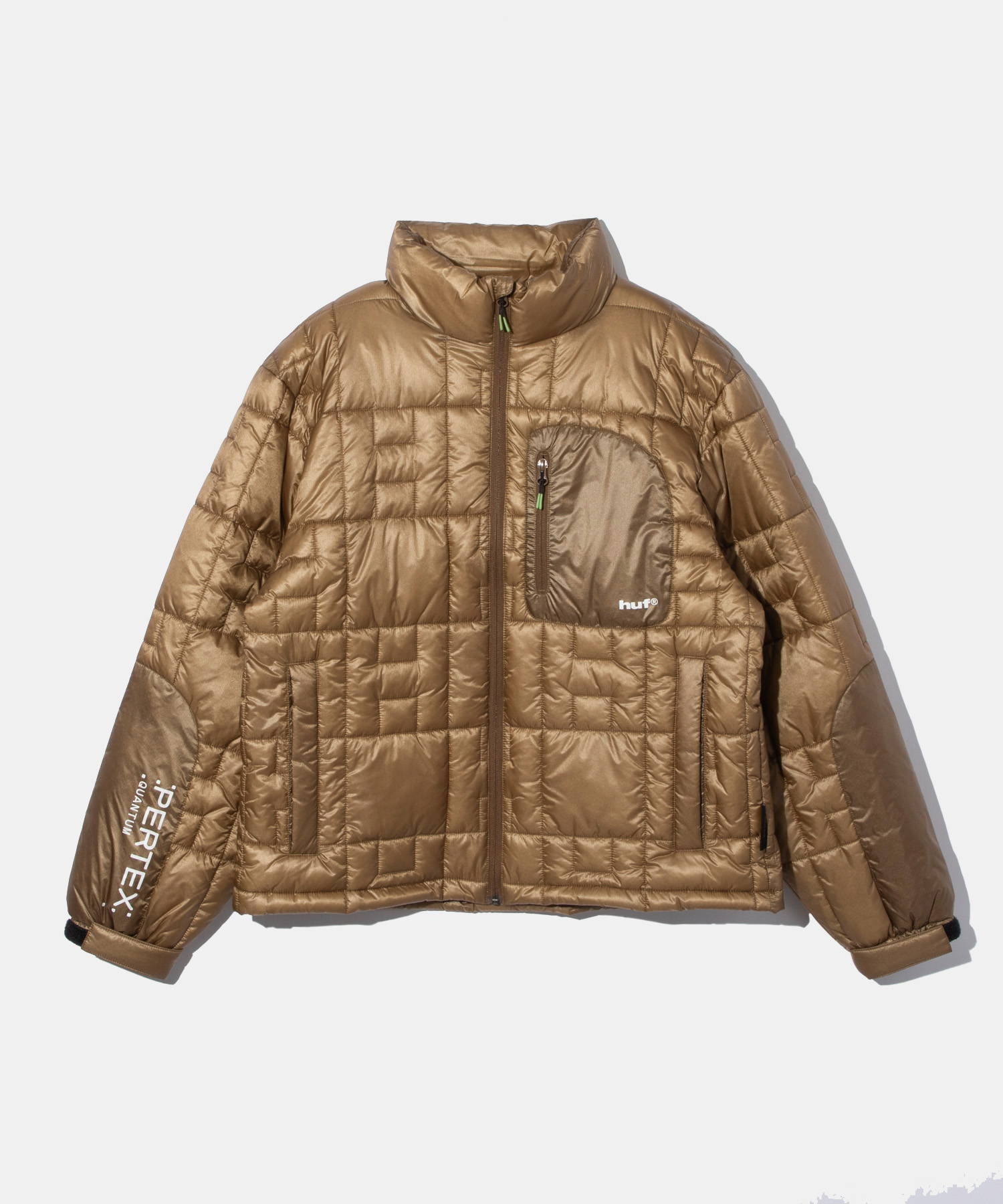 ハフ HUF ハフ HUF JK00442 ジャケット PERTEX PUFFER JACKET メンズ アウター パーテックスパファージャケット 長袖 カジュアル ストリート シンプル アウト (ラセット) ラセット