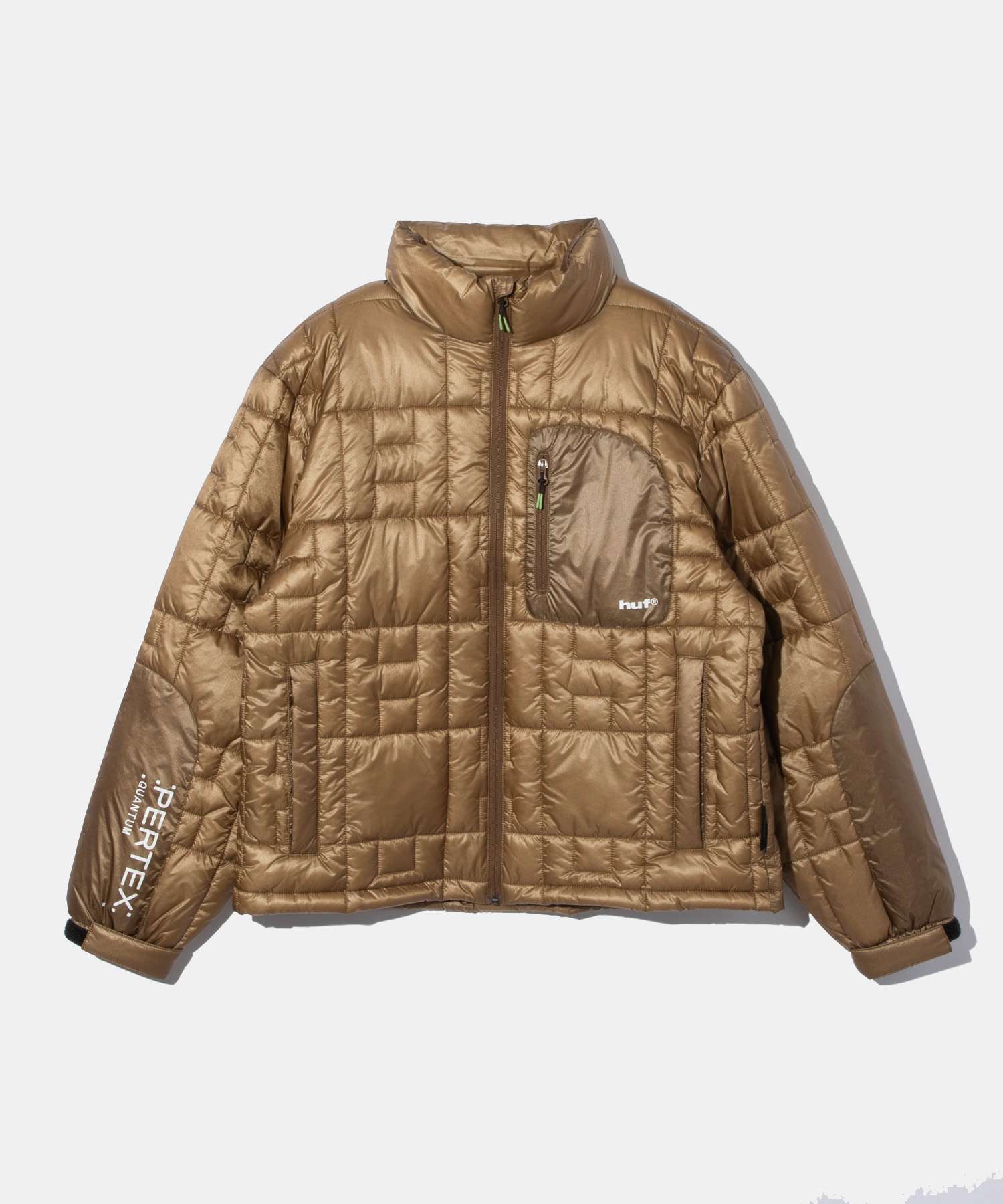 ハフ HUF ハフ HUF JK00442 ジャケット PERTEX PUFFER JACKET メンズ アウター パーテックスパファージャケット 長袖 カジュアル ストリート シンプル アウト (ラセット) ラセット
