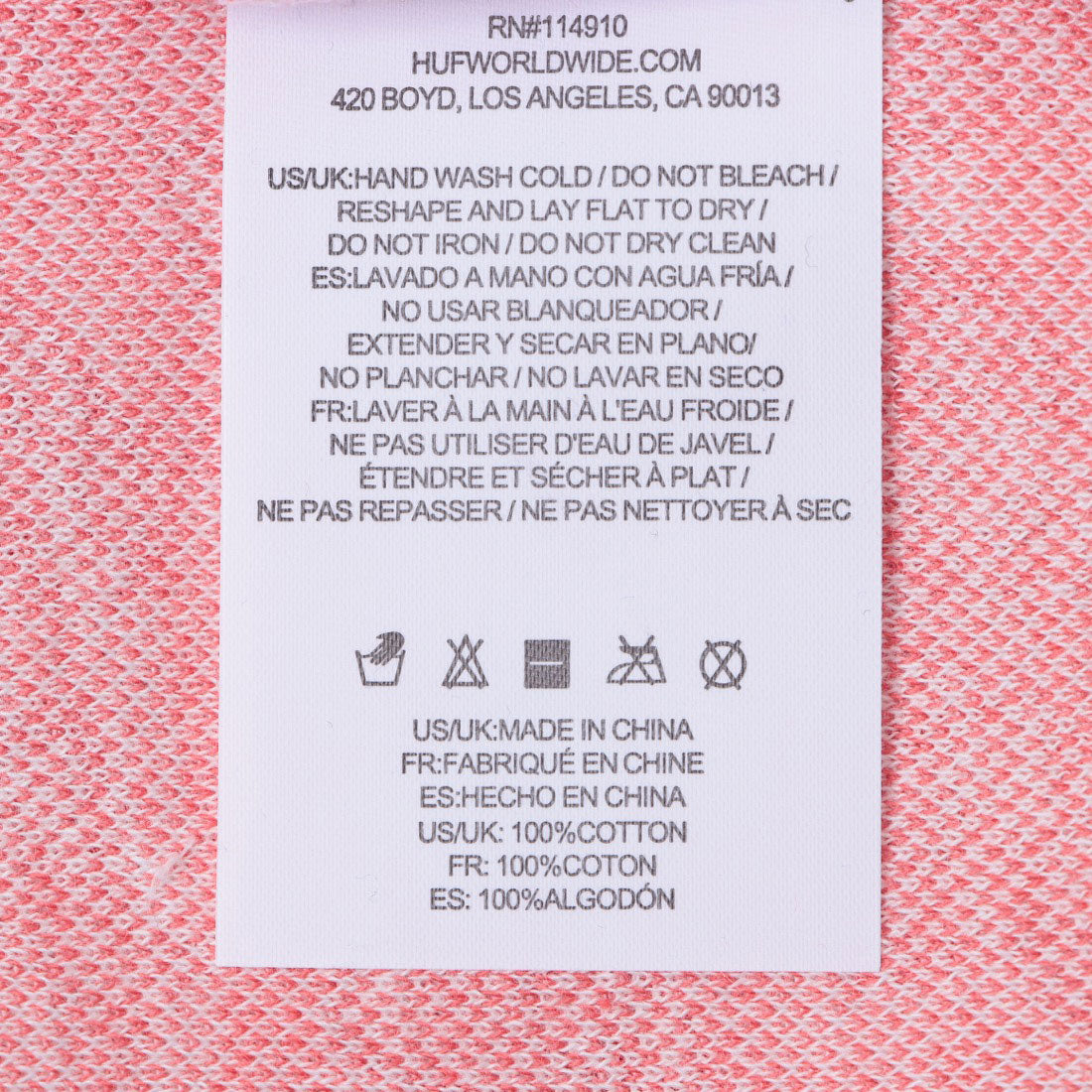 ハフ HUF MICRODOSE KNIT S/S POLO ニットポロシャツ (レッド) レッド