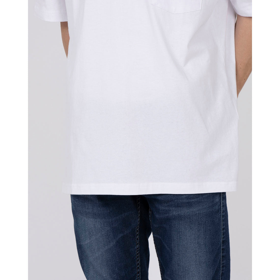 ハフ HUF SET BOX LOGO S/S POCKET TEE 半袖Tシャツ (ホワイト) ホワイト