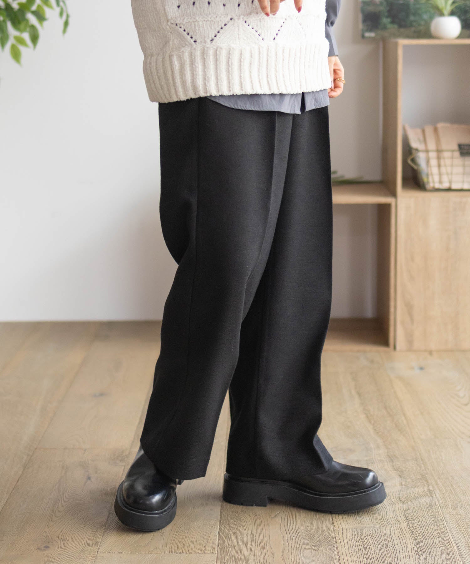 Hash Ash HusHusH Tack Semi-Wide Pants