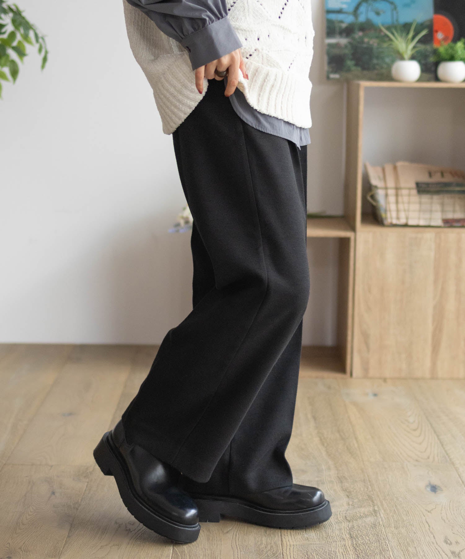Hash Ash HusHusH Tack Semi-Wide Pants