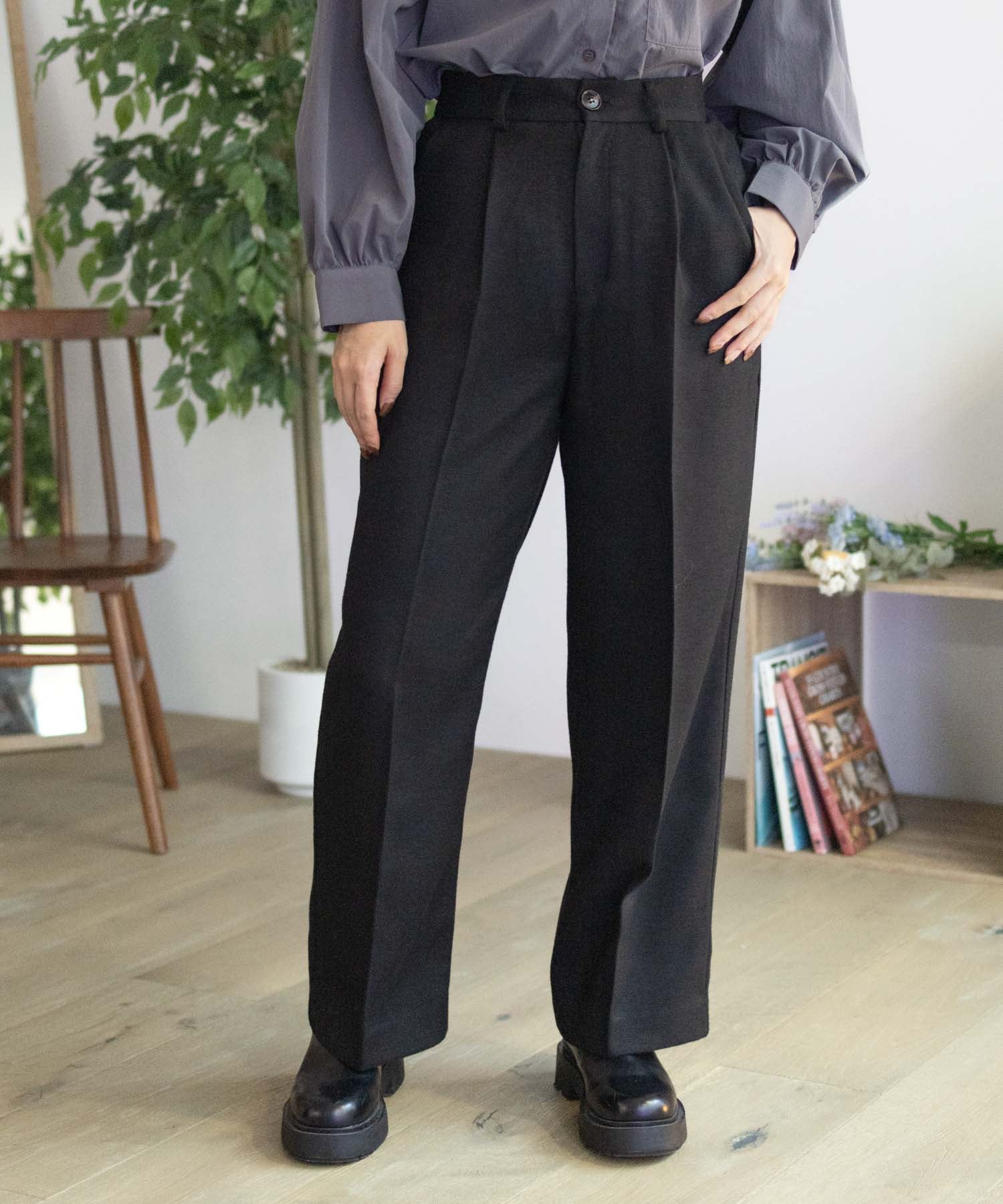 Hash Ash HusHusH Tack Semi-Wide Pants