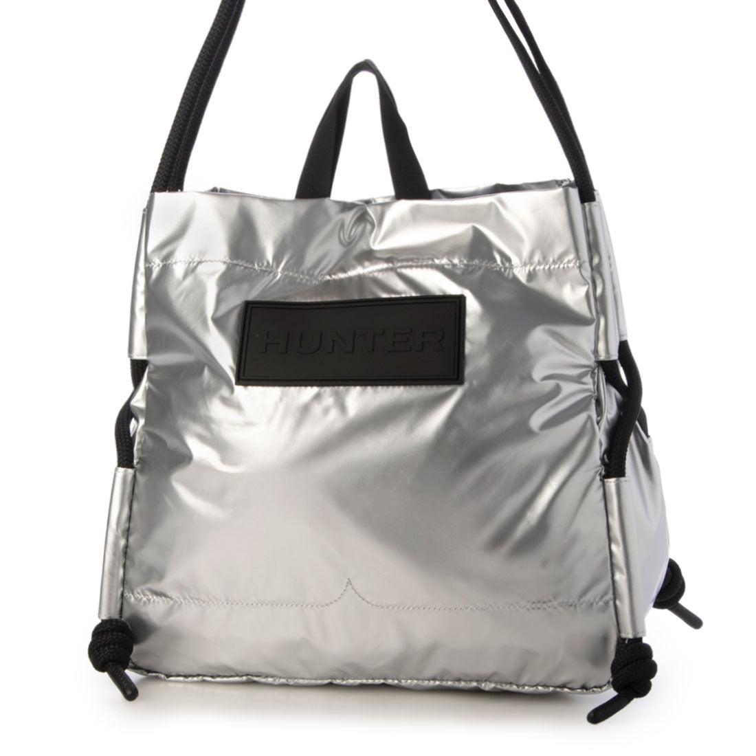 ハンター HUNTER トラベル リップストップ リサイクル ナイロン トート バッグ (シルバー ホイル) シルバー ホイル