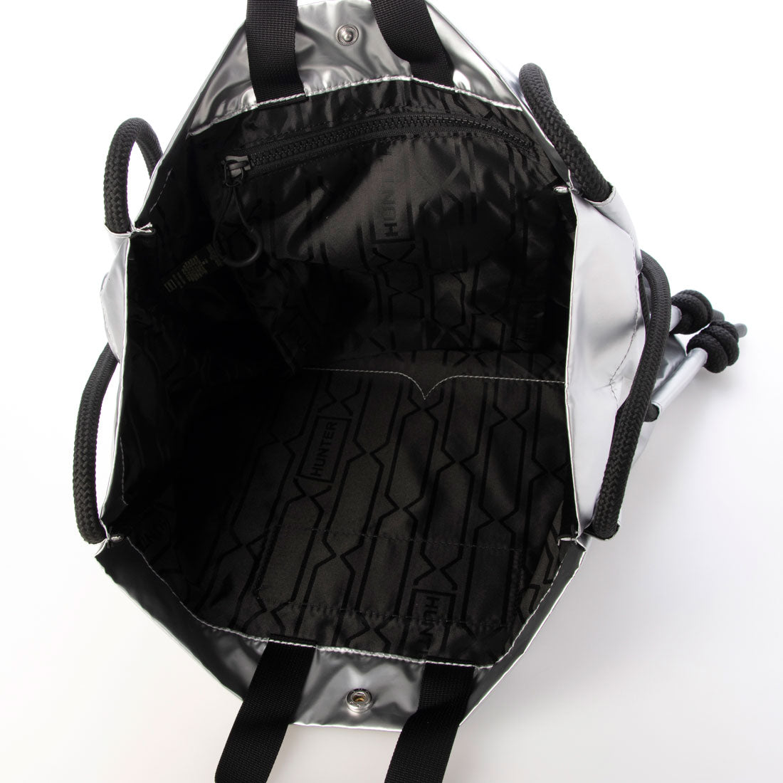 ハンター HUNTER トラベル リップストップ リサイクル ナイロン トート バッグ (シルバー ホイル) シルバー ホイル