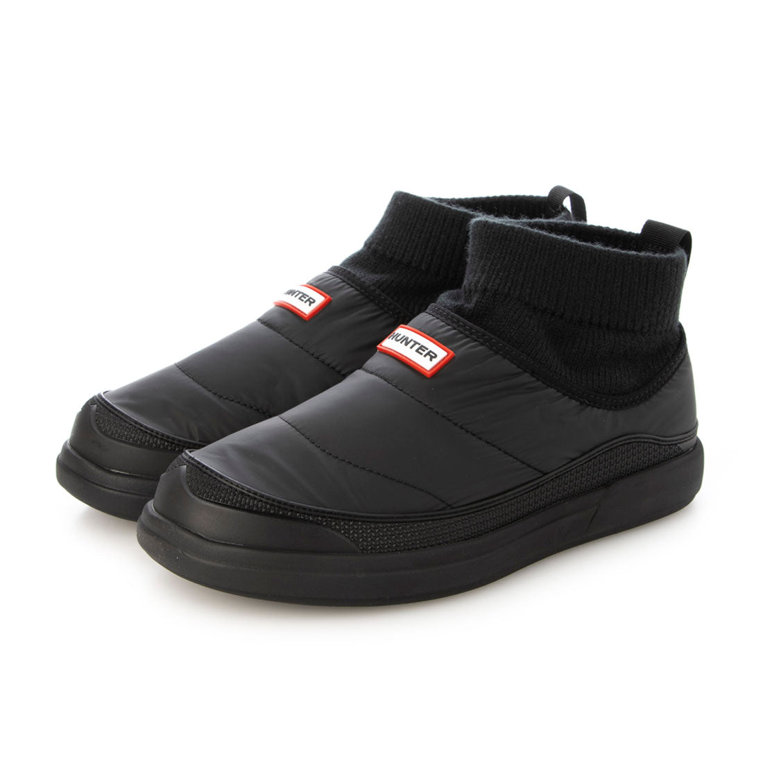 HUNTER Snow Boots Slip-On Men's In/Out Insulated Knitted Cuff Slipper Boots MFS9002REN