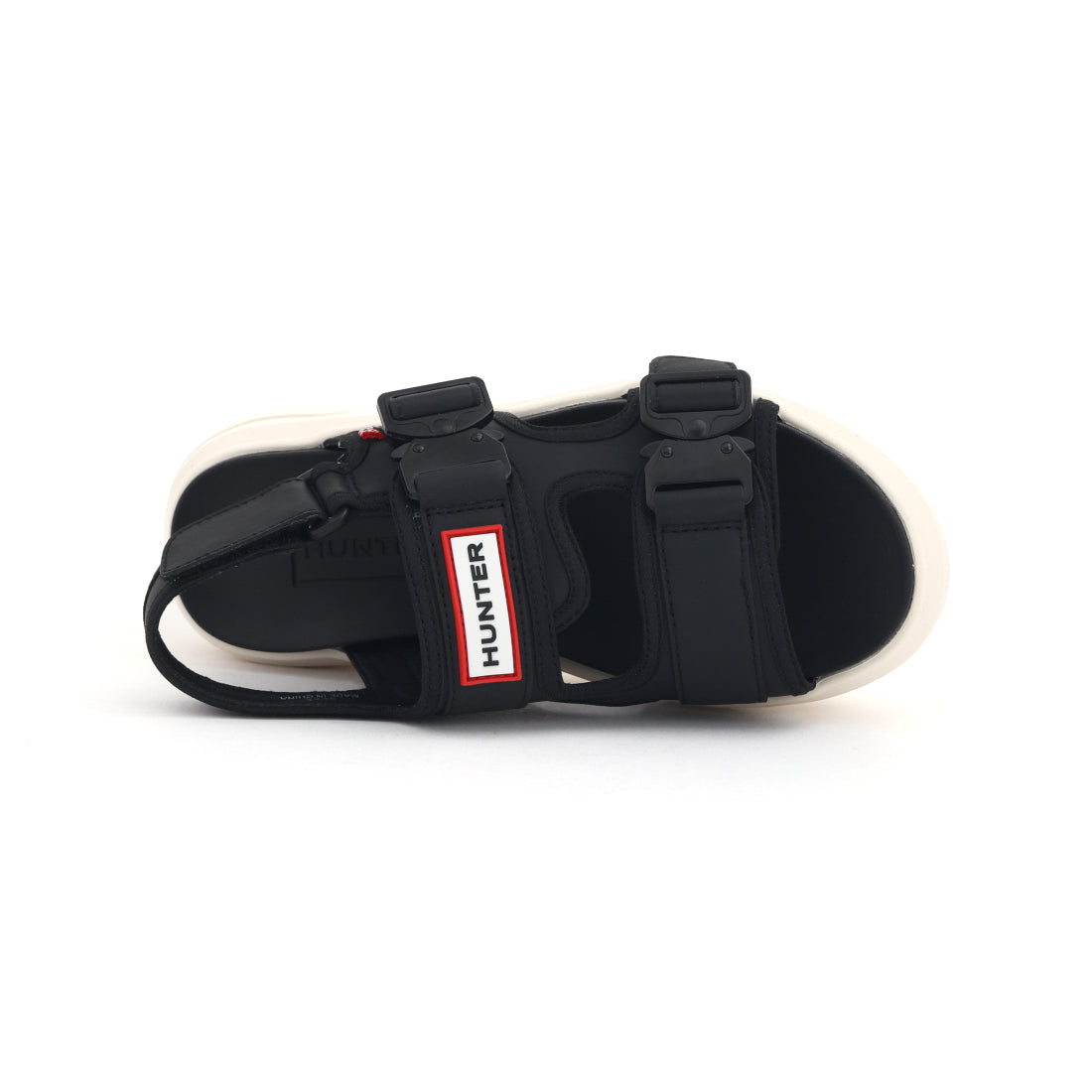 ハンター HUNTER レディース メンズ サンダル ユニセックス シティ リベル ネオ レザー UFD3109LEA スポーツサンダル 厚底 (ブラック/キャンバスクリーム) ブラック/キャンバスクリーム