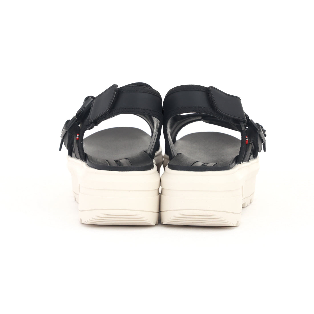 ハンター HUNTER レディース メンズ サンダル ユニセックス シティ リベル ネオ レザー UFD3109LEA スポーツサンダル 厚底 (ブラック/キャンバスクリーム) ブラック/キャンバスクリーム