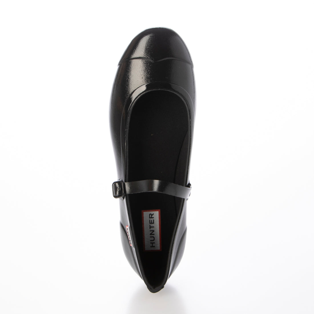 ハンター HUNTER リファインド メリー ジェーン バックル バレリーナ グロス (ブラック) ブラック