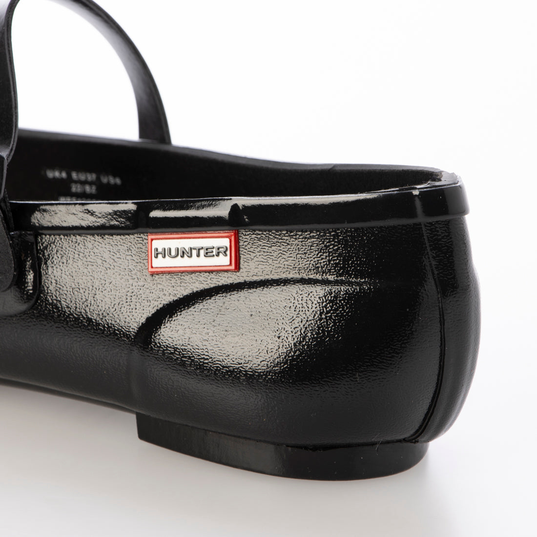 ハンター HUNTER リファインド メリー ジェーン バックル バレリーナ グロス (ブラック) ブラック