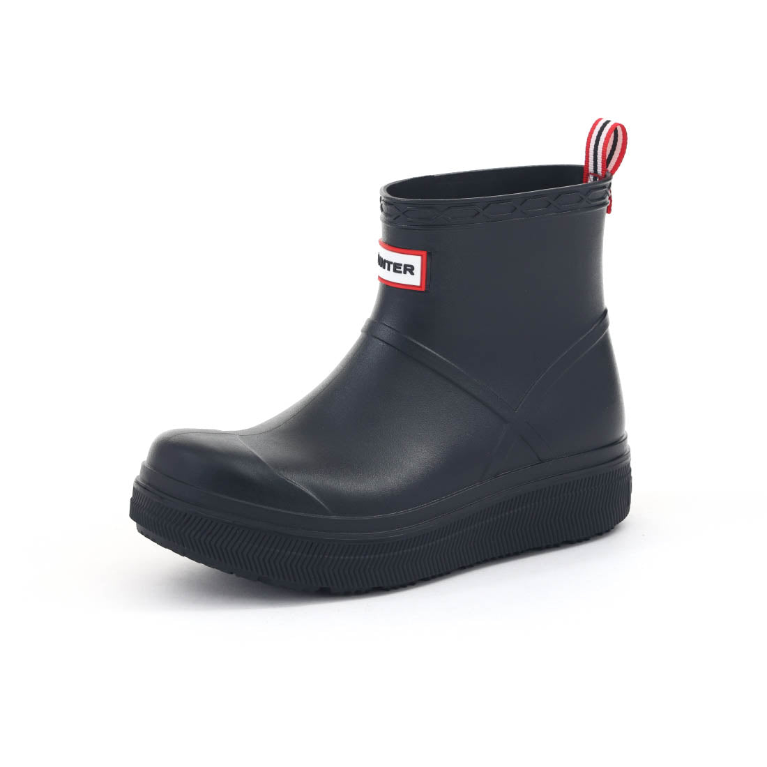 ハンター HUNTER レディース レインブーツ ユニセックス プレイ モールデット ブーツ UFS7105PVC 雨靴 長靴 防水 正規品 (ブラック) ブラック