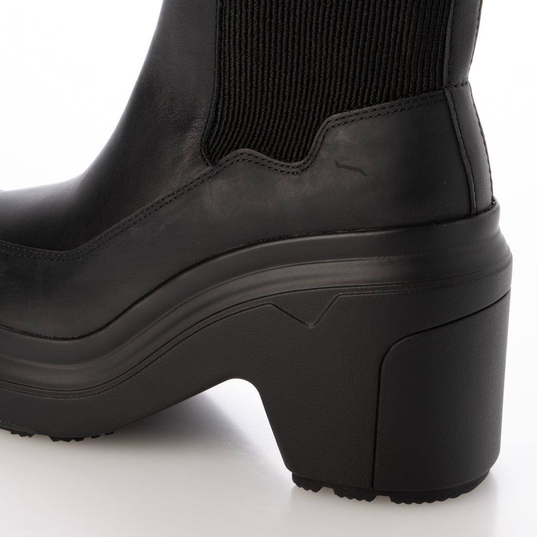 ハンター HUNTER WOMENS REFINED EXPLORER HEEL CHELSEA BOOT(レディース リファインド エクスプローラー ヒール チェルシーブーツ)WFP8001LEA (ブラック) ブラック