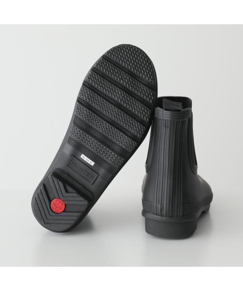 ハンター HUNTER HUNTER レインブーツ W ORIGINAL CHELSEA WFS2078RMA (BLACK/ブラック) BLACK/ブラック