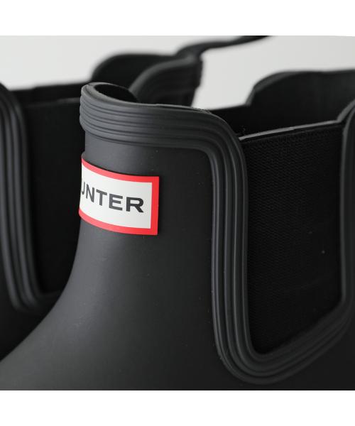 ハンター HUNTER HUNTER レインブーツ W ORIGINAL CHELSEA WFS2078RMA (BLACK/ブラック) BLACK/ブラック