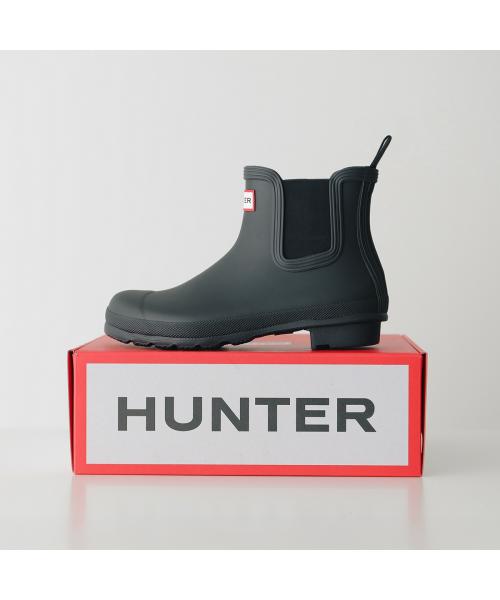 ハンター HUNTER HUNTER レインブーツ W ORIGINAL CHELSEA WFS2078RMA (BLACK/ブラック) BLACK/ブラック