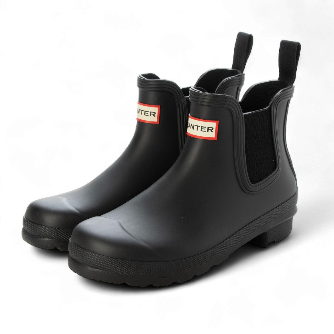 ハンター HUNTER ハンター HUNTER ORIGINAL CHELSEA レインブーツ チェルシー 長靴 雨靴 防水 ショートブーツ サイドゴアブーツ WFS2078RMA (ブラック) ブラック