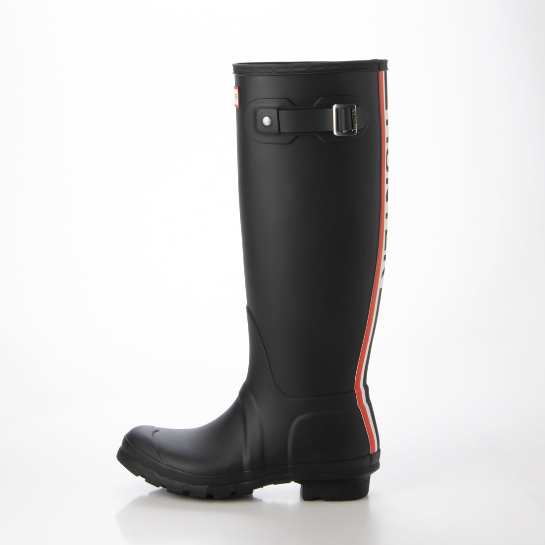 ハンター HUNTER【レインシューズ】 レディース レインブーツ W ORI TALL HUNTER TRI COL LOGO BACK BOOT WFT2353RMA (ブラック) ブラック