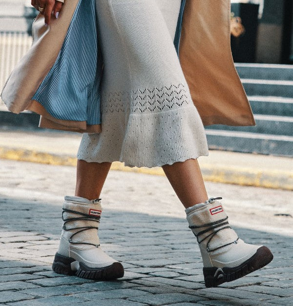 ハンター HUNTER 【レディース】ワンダラーショートシェルパスノーブーツ