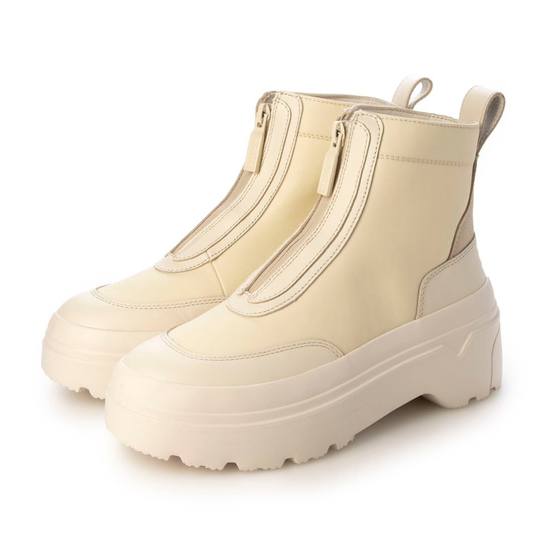 Hunter Women's Explorer Ankle Zip Flatform Boots