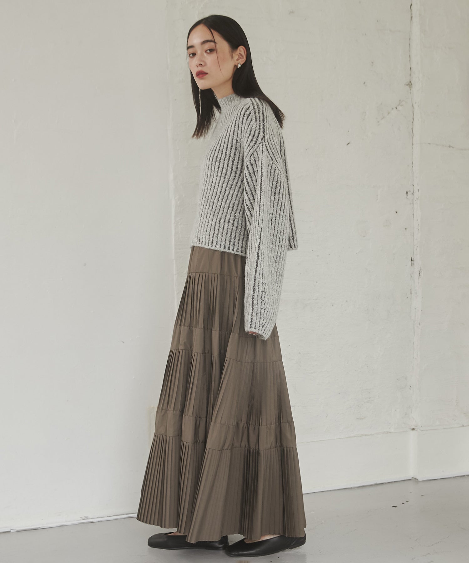 HUNCH 【WEB Exclusive/Custom Order】 Jacquard Short Knit