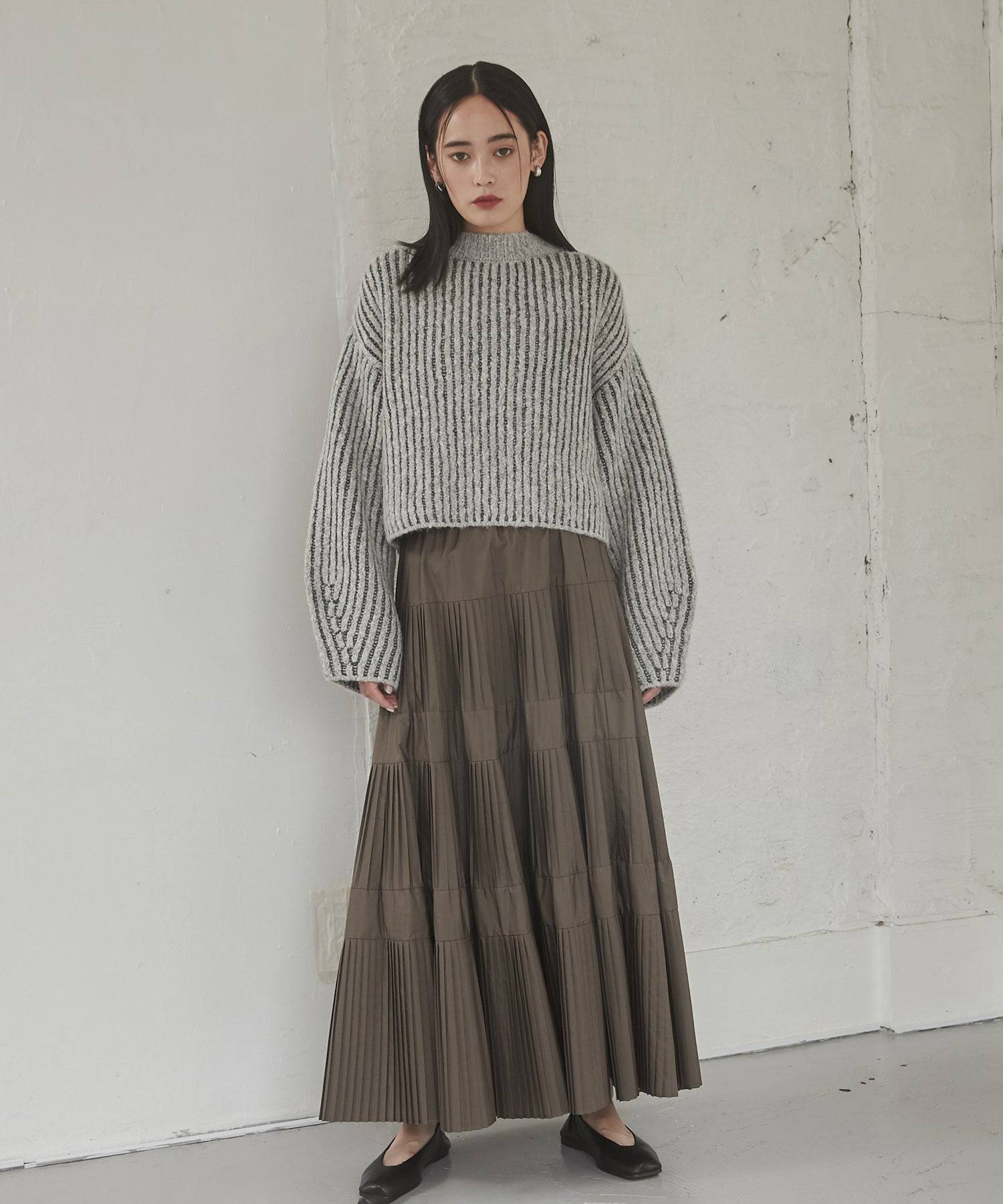 HUNCH 【WEB Exclusive/Custom Order】 Jacquard Short Knit