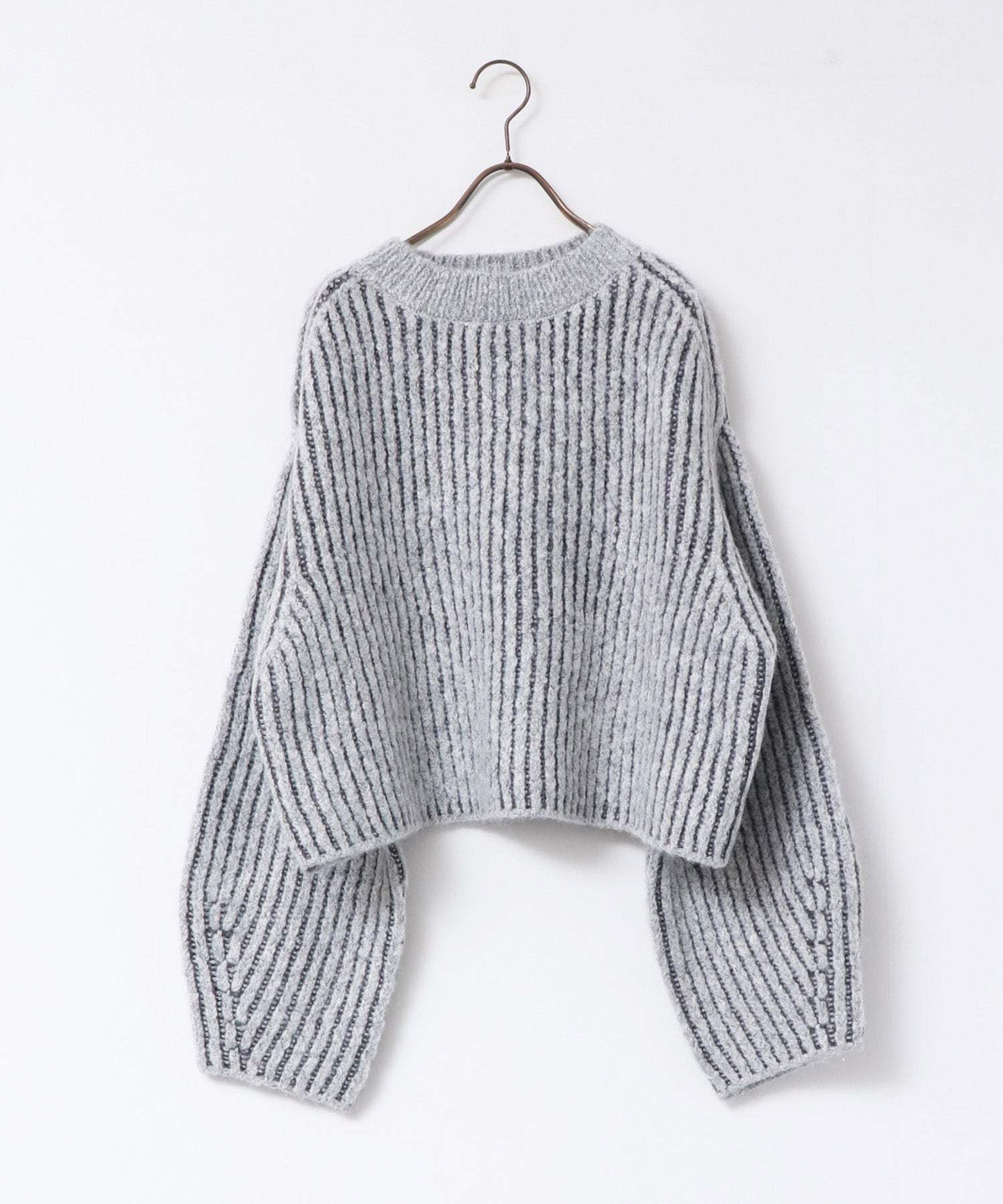 HUNCH 【WEB Exclusive/Custom Order】 Jacquard Short Knit