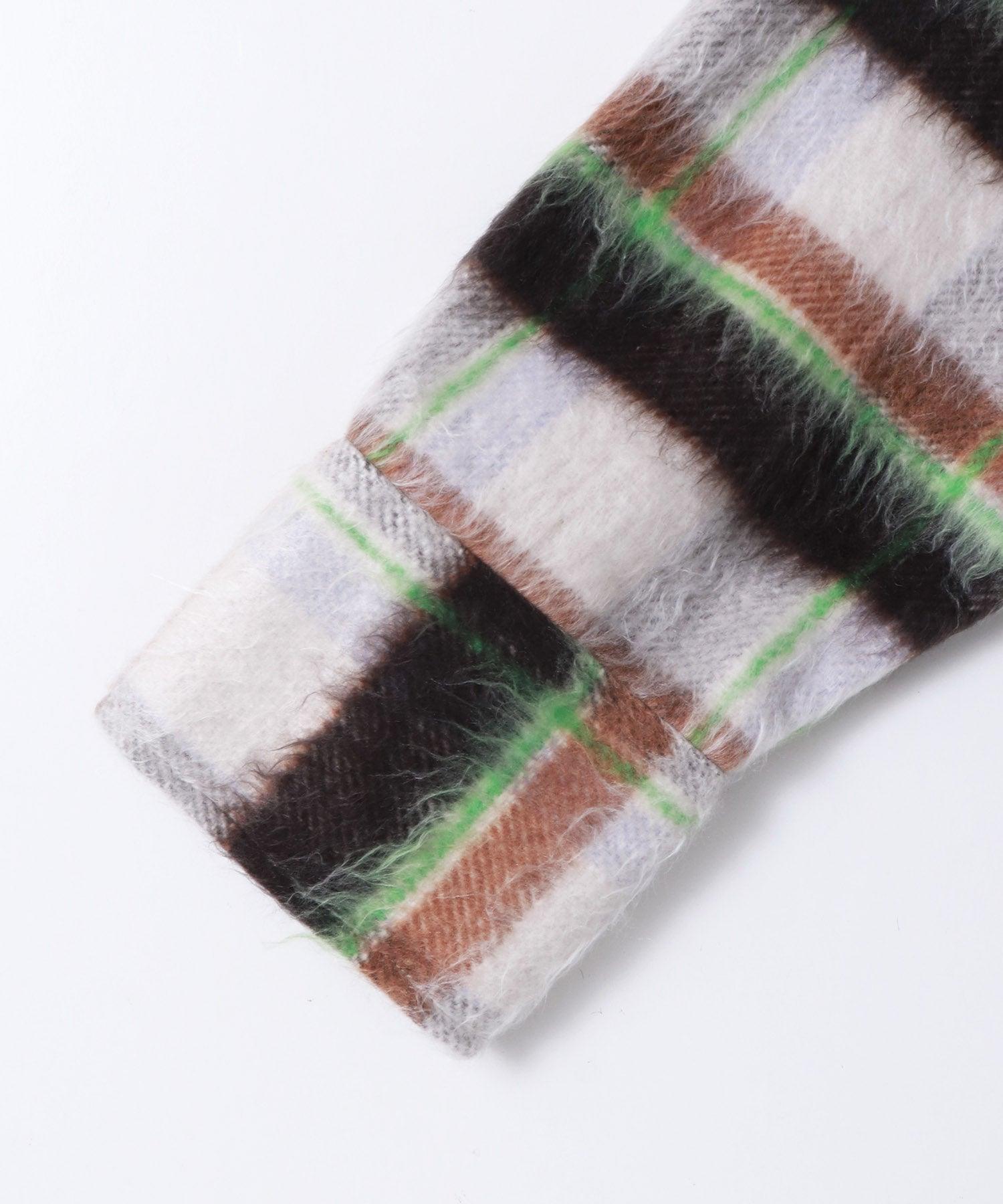 ハンチ hunch オーバーシャツブルゾン (ペールイエロー) ペールイエロー