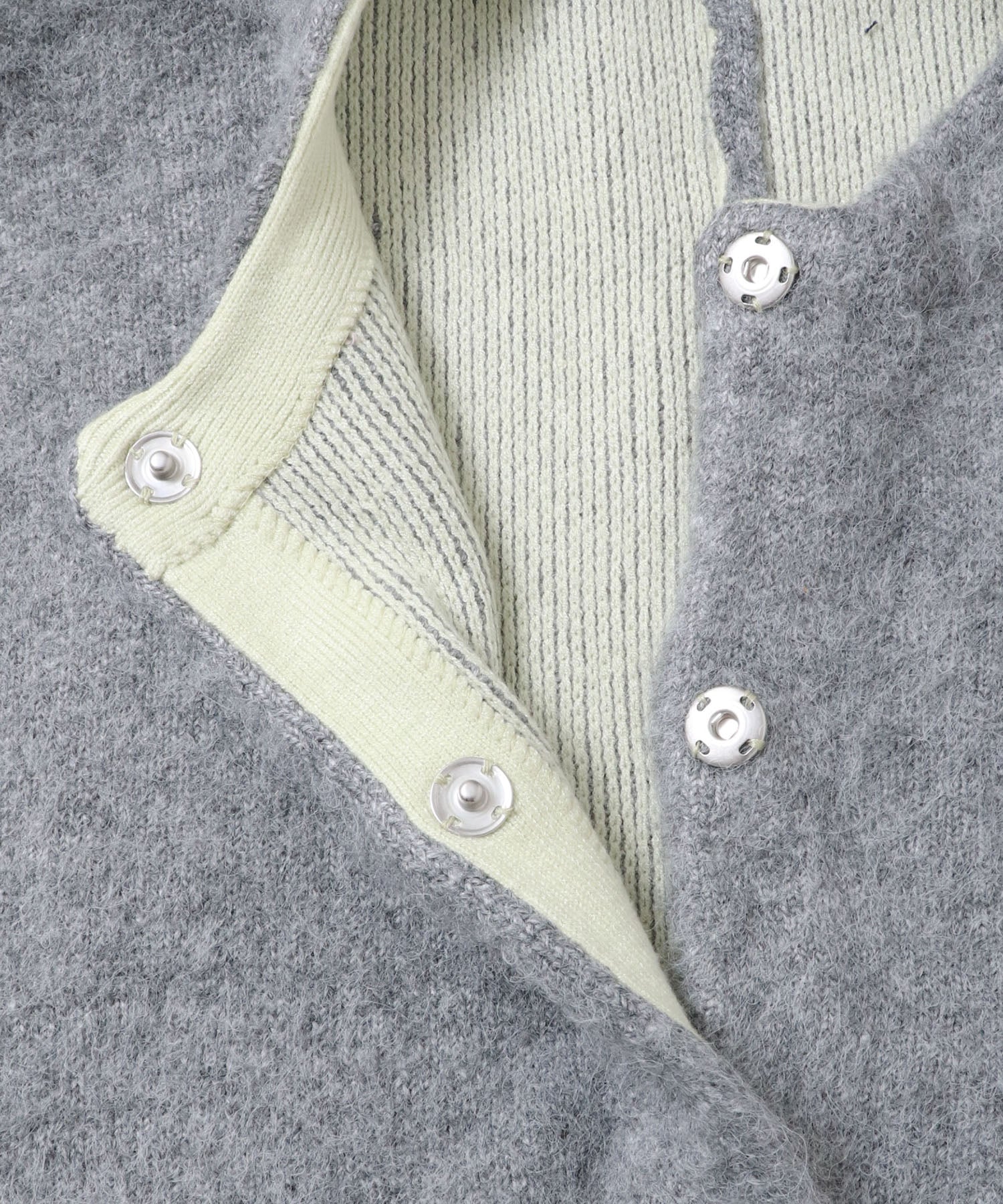 ハンチ hunch ダブルフェイス ニットコート (ベージュ) ベージュ