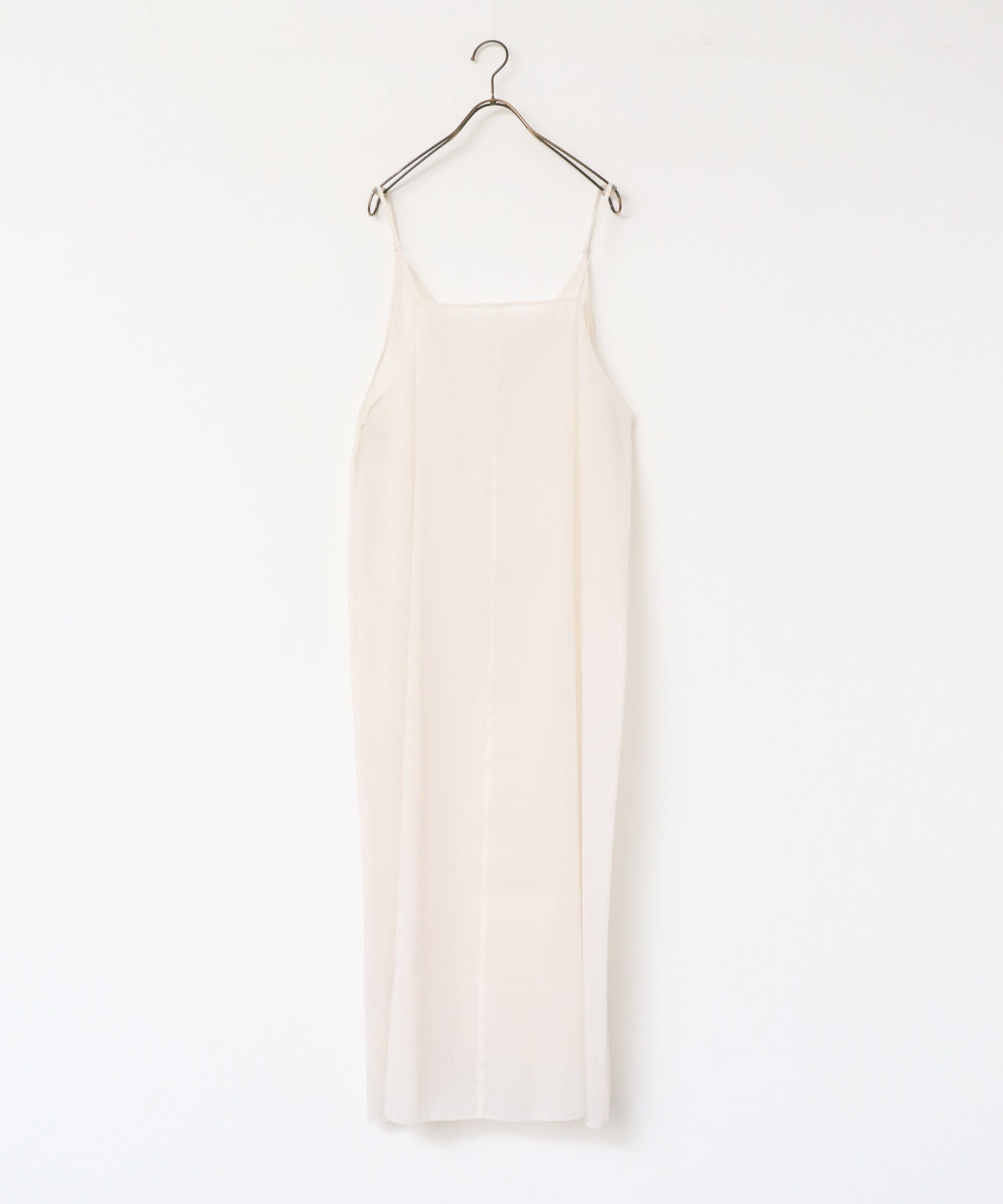 ハンチ hunch シアーキャミワンピ スカートセット (ブラック) ブラック