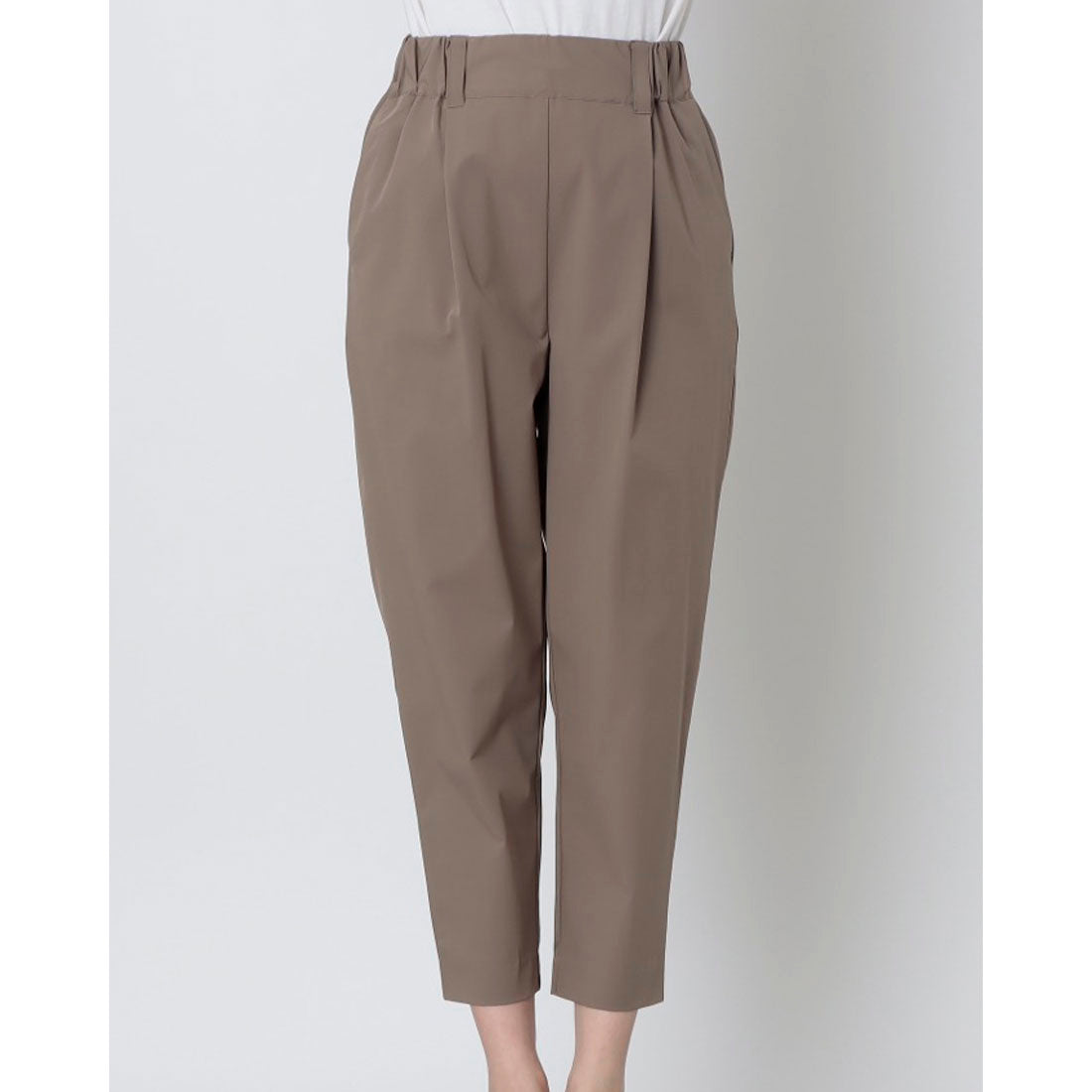 ハンチ hunch ICE TOUCH テーパードパンツ (TAUPE) TAUPE