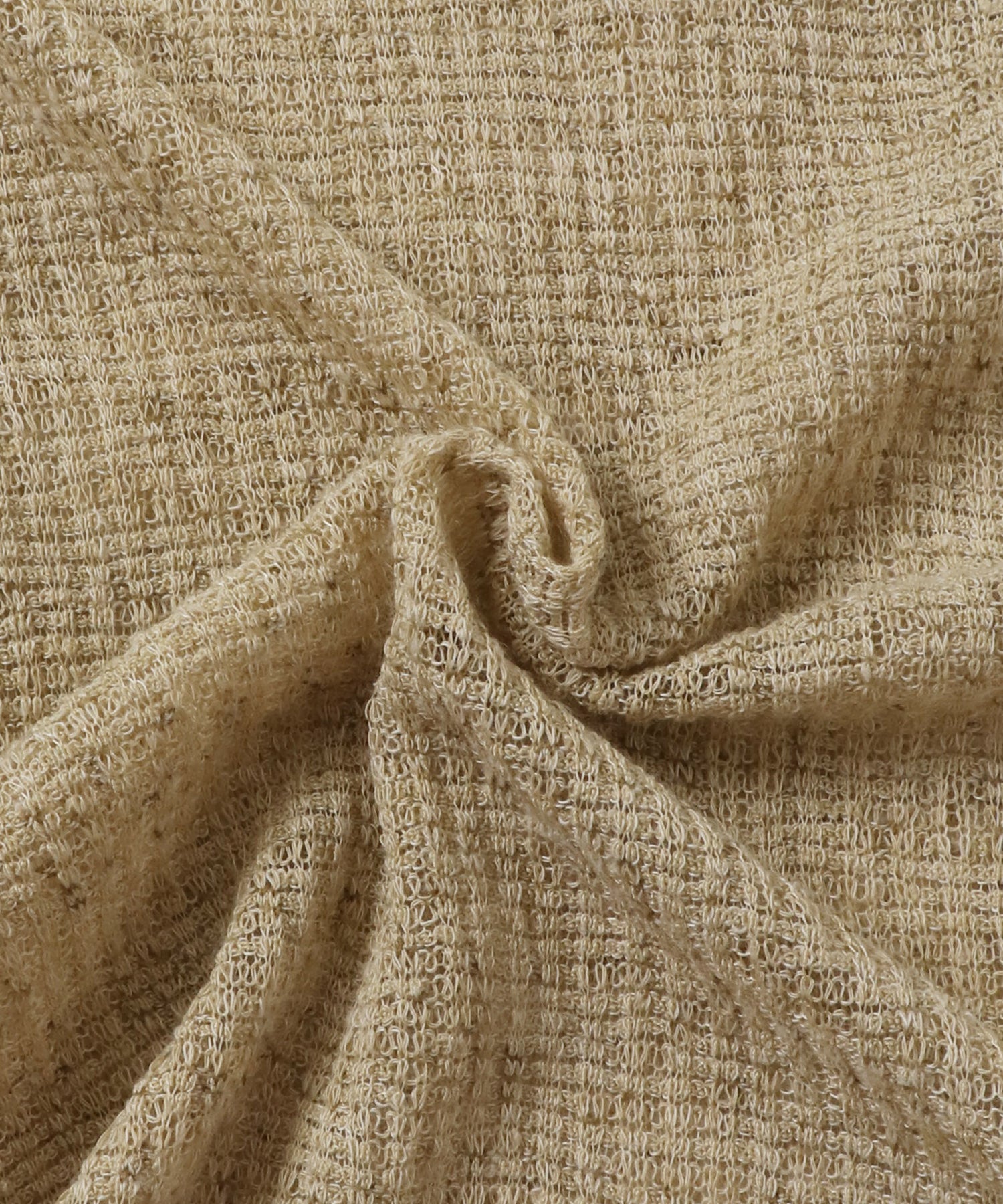 ハンチ hunch 配色メロウ シアートップス (ライトカーキ) ライトカーキ