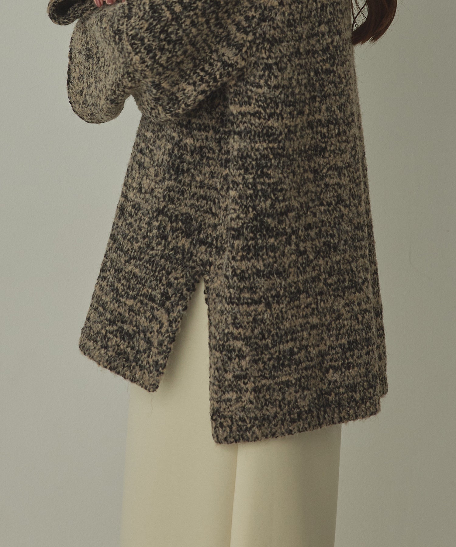 ハンチ hunch ブークレミックス ハイネックニット (グレー) グレー