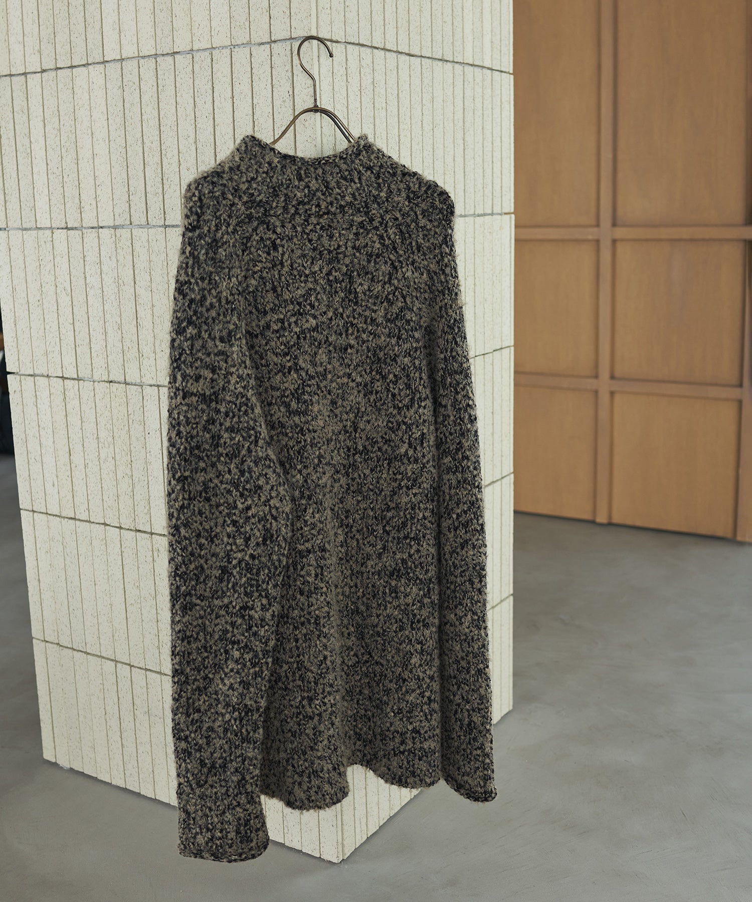 ハンチ hunch ブークレミックス ハイネックニット (グレー) グレー