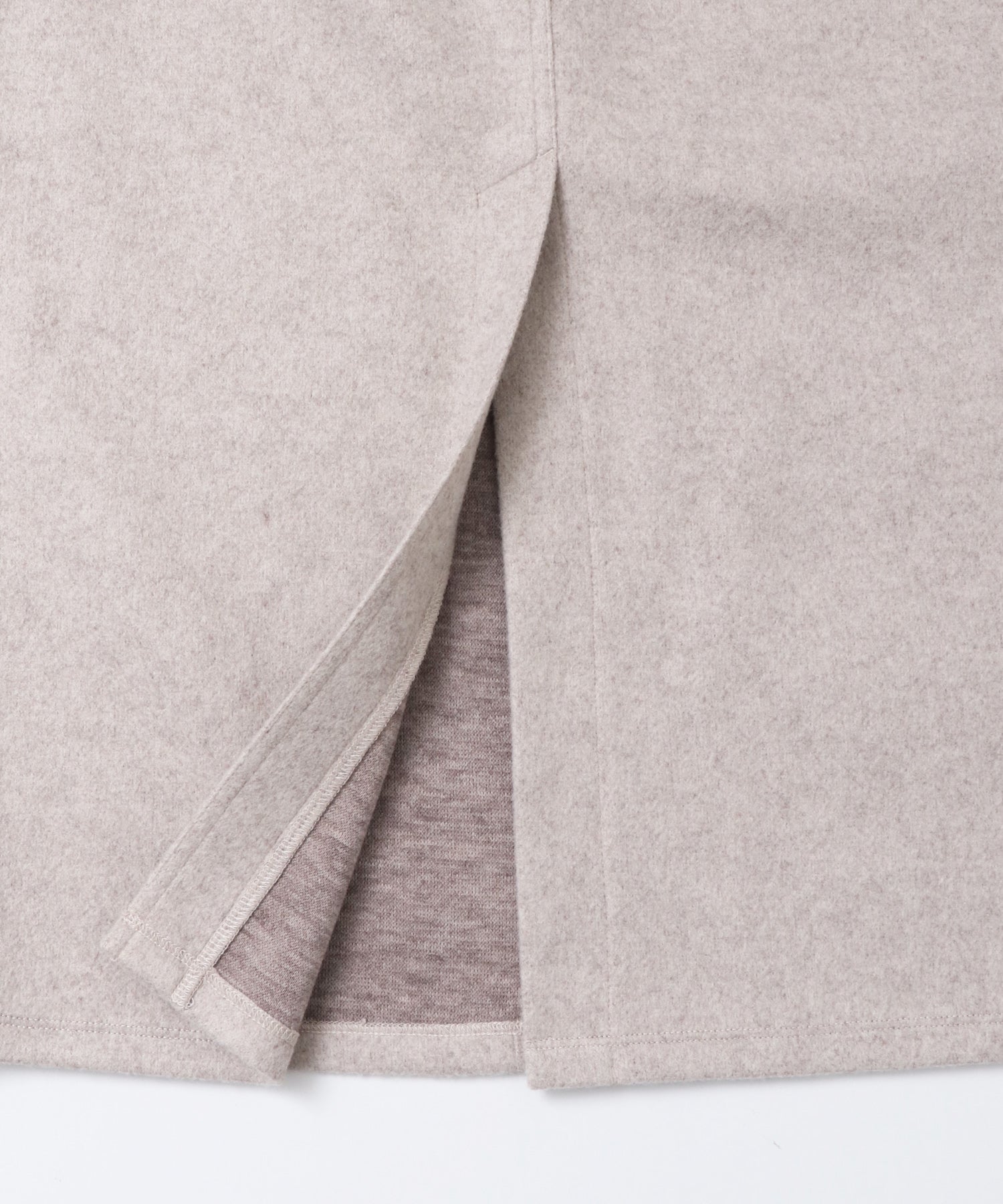 ハンチ hunch 圧縮ニットソー ナロースカート (ダークブラウン) ダークブラウン