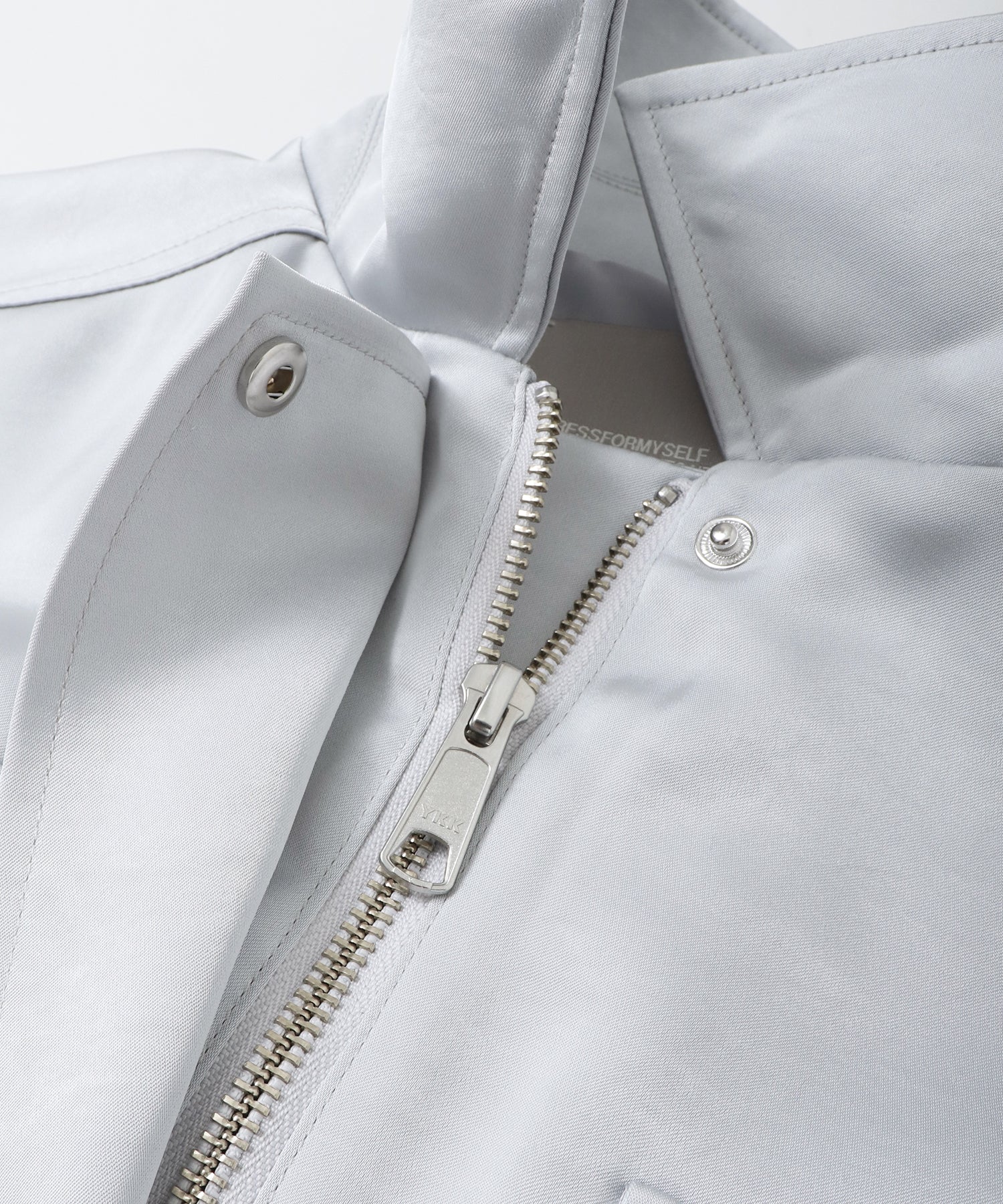 ハンチ hunch サテン ライトブルゾン (アイボリー) アイボリー