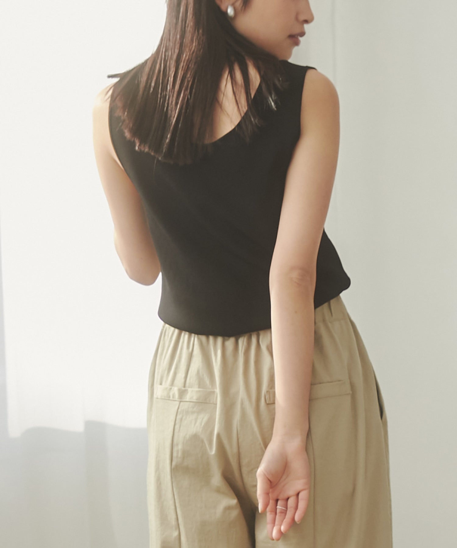 Hunch Square knit tank top