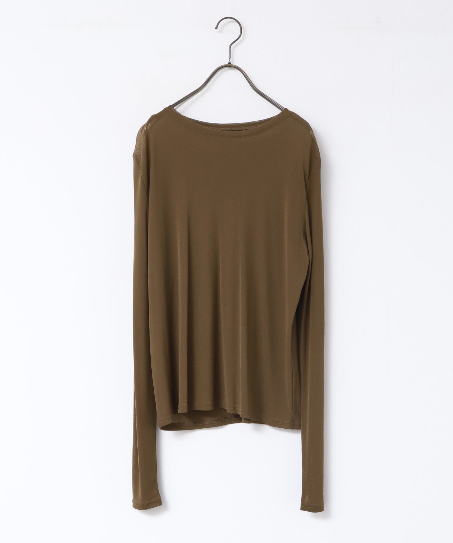 ハンチ hunch シアークルーネックトップス