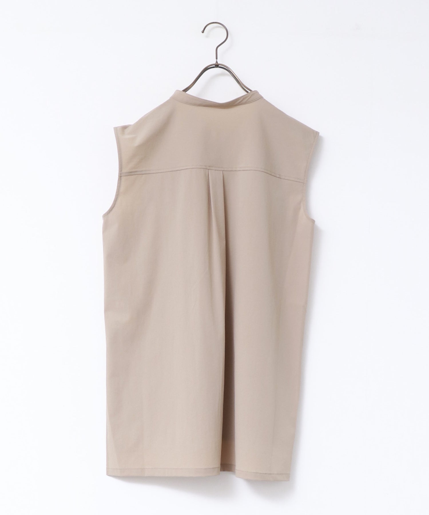 ハンチ hunch 接触冷感ノースリーブブラウス (ブラック) ブラック