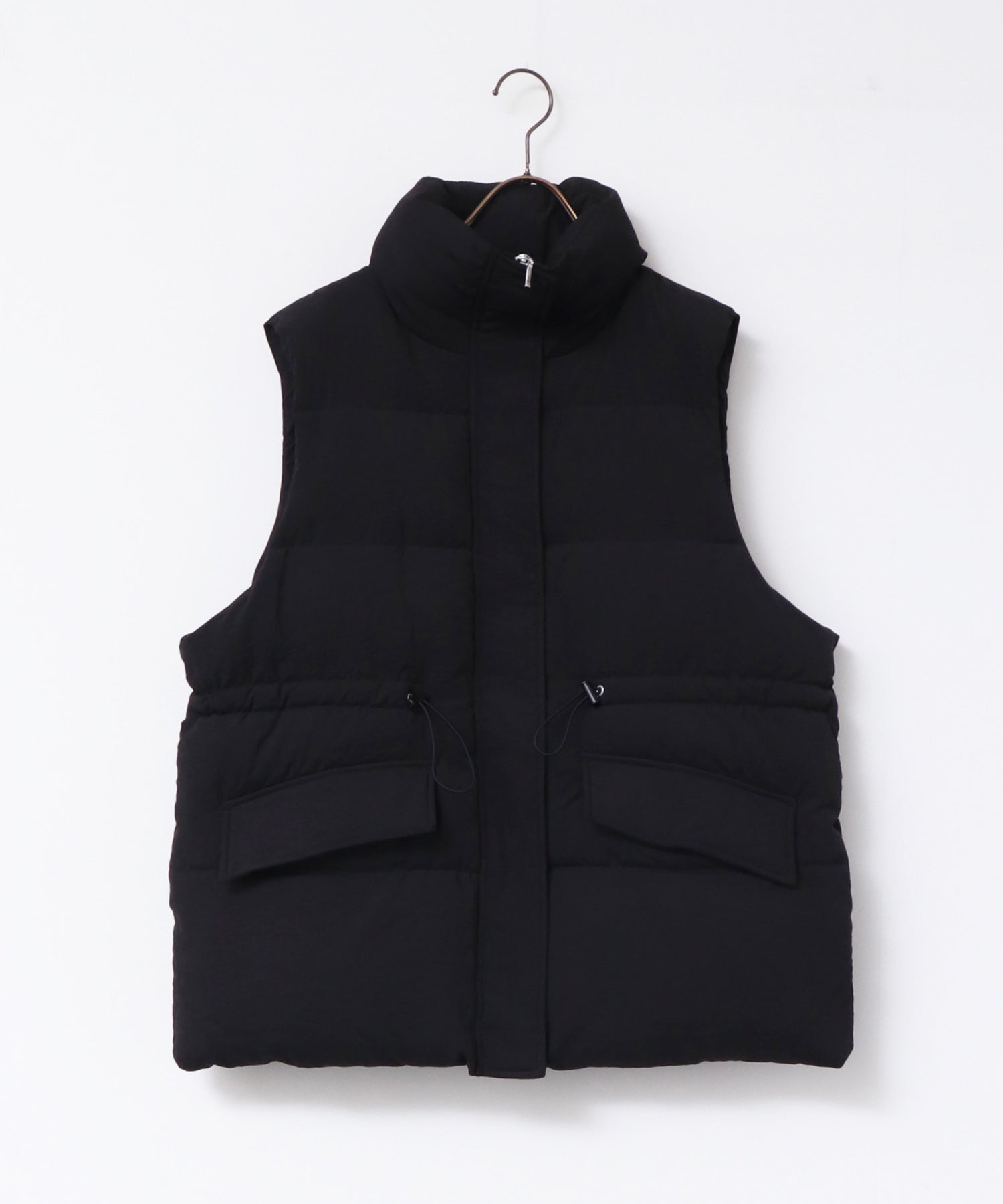 Hunch Waist Drawstring Padded Vest