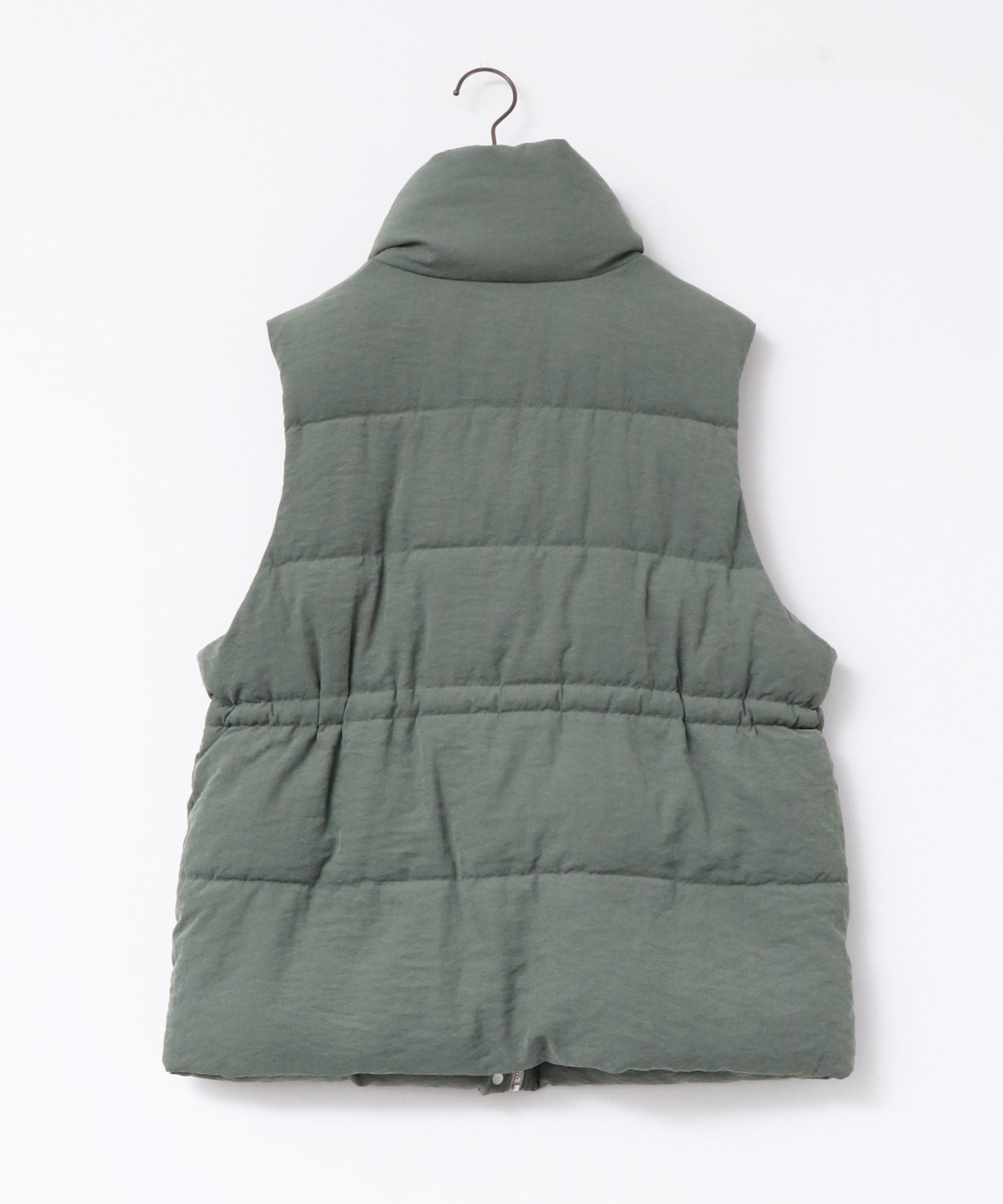 Hunch Waist Drawstring Padded Vest