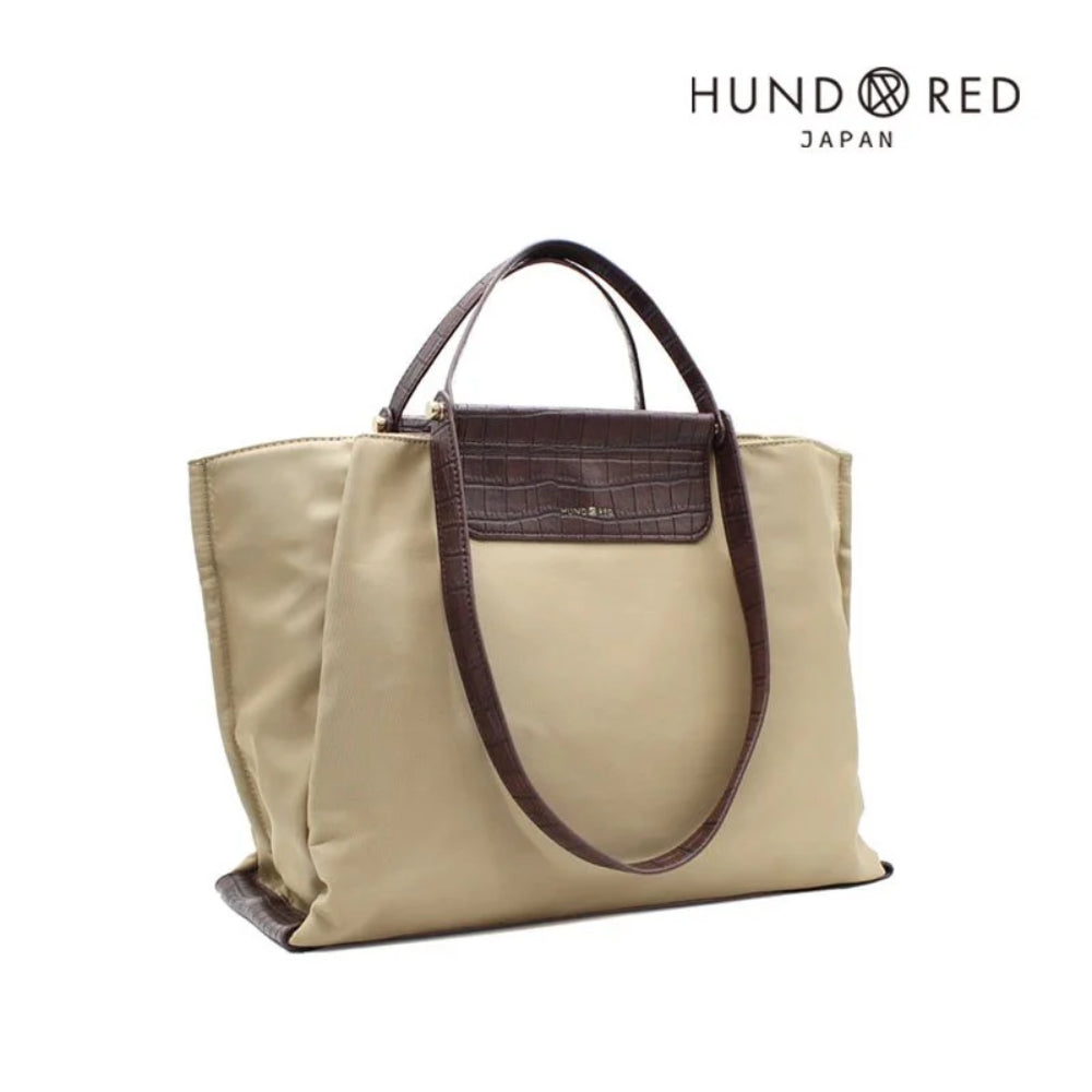 ハンドレッド HUNDRED トート バッグ HUNDRED ダブルハンドル ナイロン シンプル トートバッグ 大容量 男女兼用 C7505