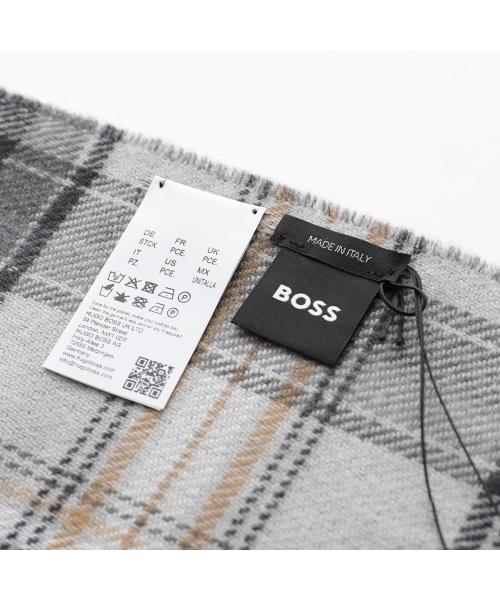 ヒューゴボス HUGO BOSS HUGO BOSS マフラー Alistar 26 190 アリスター 50551650 (030/グレー) 030/グレー